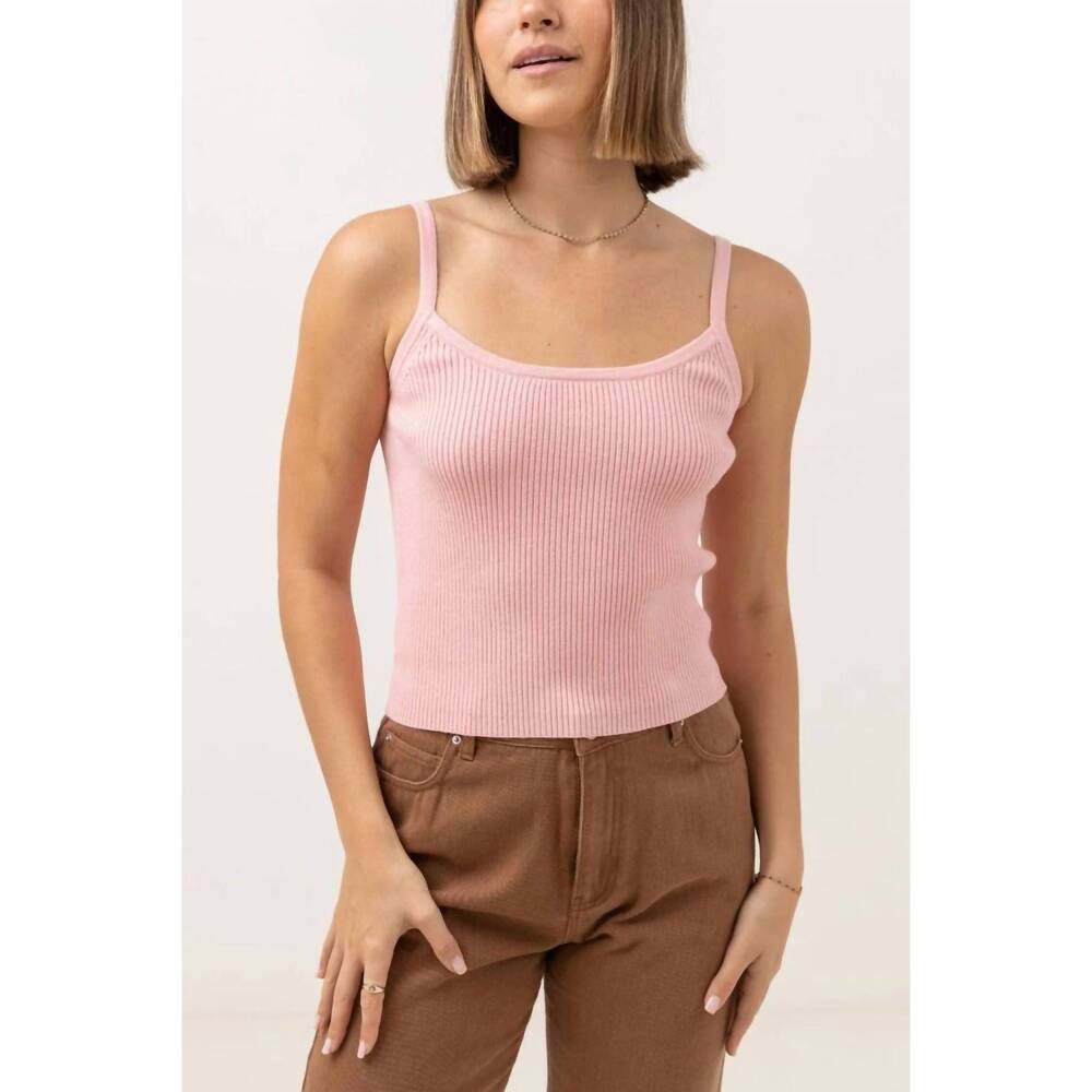 NEW RHYTHM. yumi knit top in pink salt
